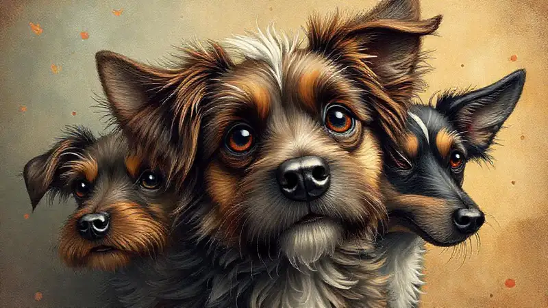 Perros raros ilustrados con encanto